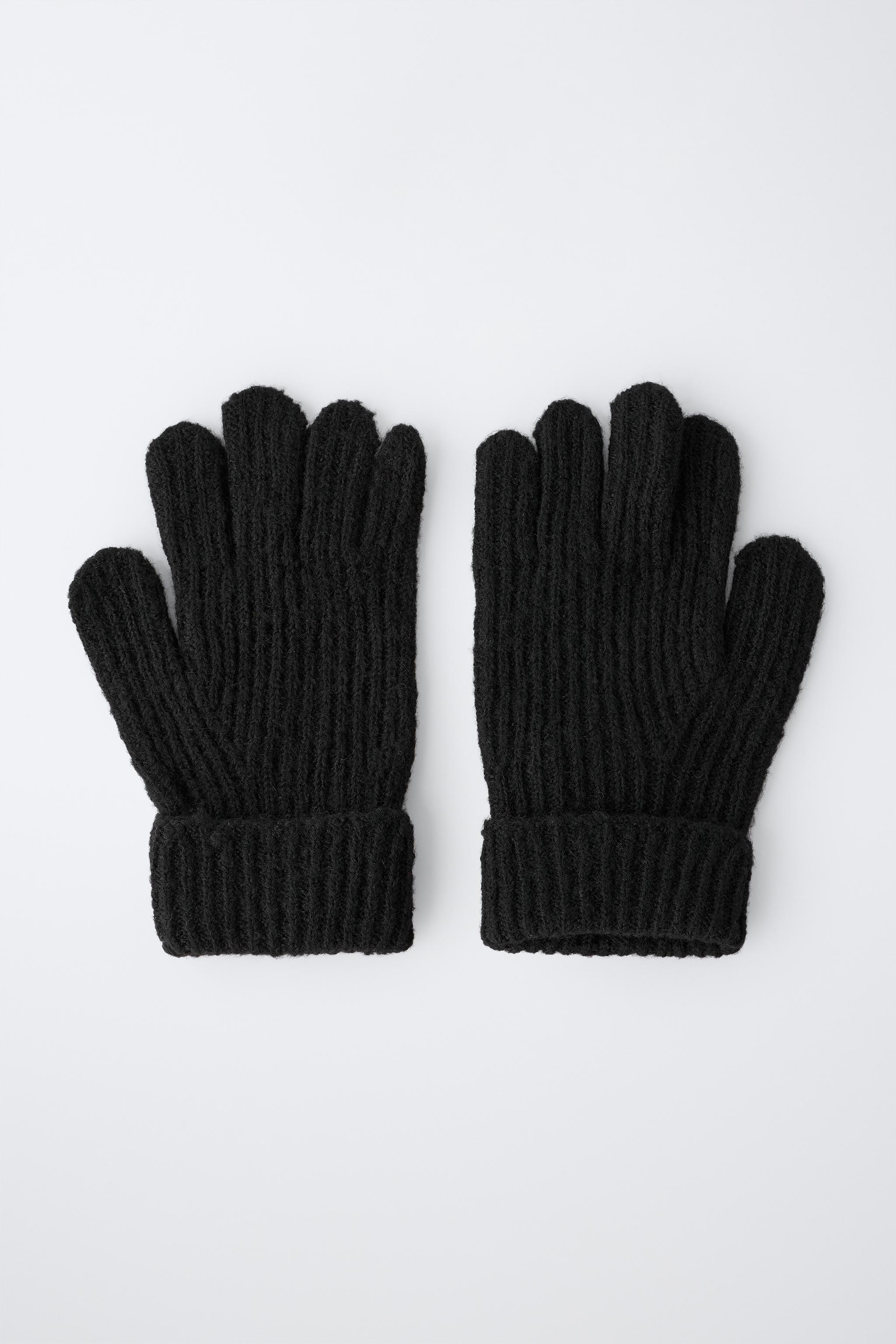 PLAIN KNIT GLOVES
