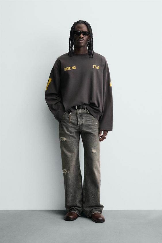 NUMBER PRINT T-SHIRT