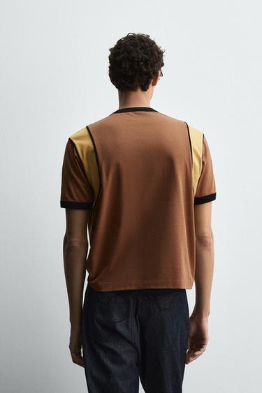 CONTRAST SLOGAN T-SHIRT HARRY LAMBERT FOR ZARA X DISNEY - Brown by Zara - Image 2
