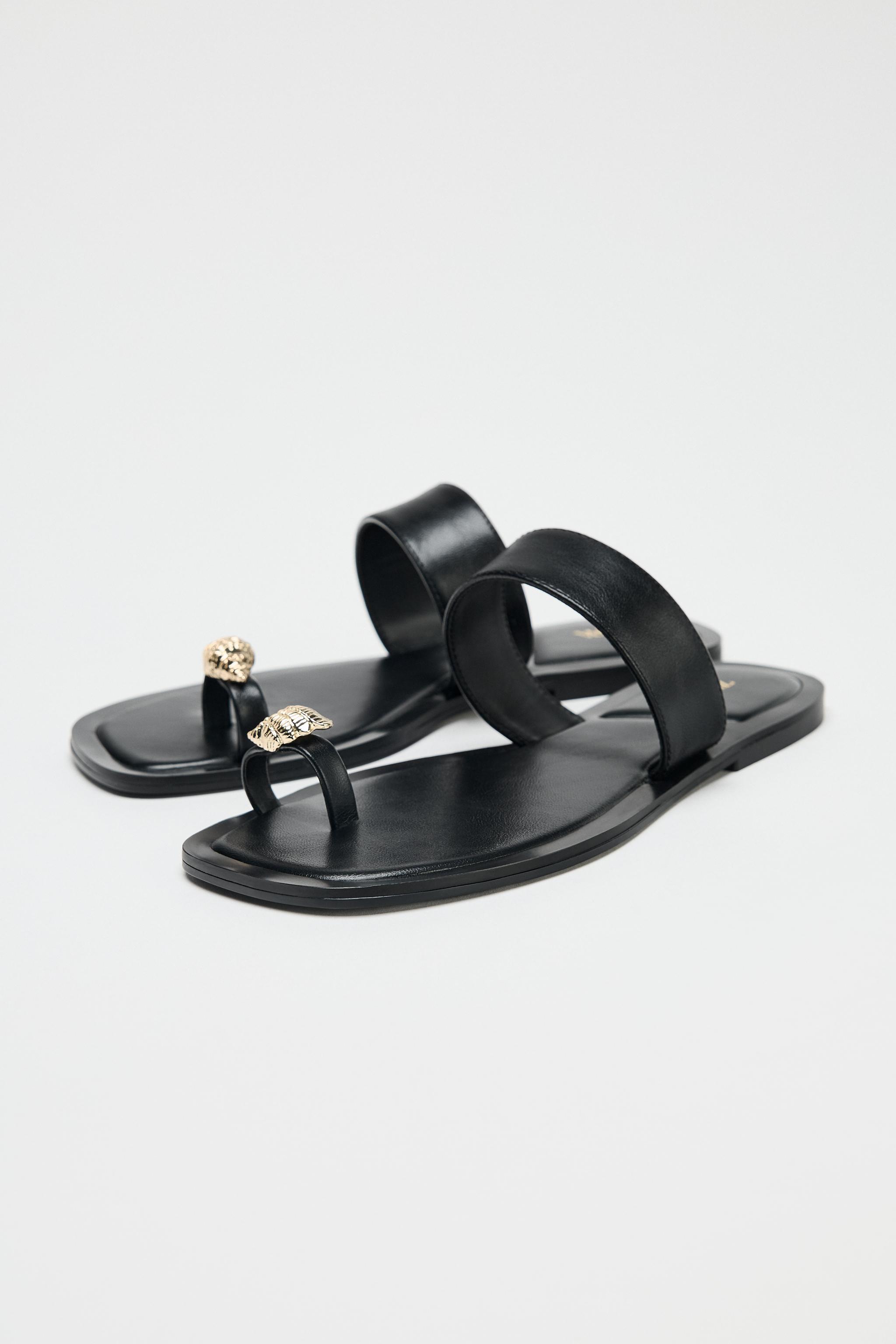 【ZARA】トングサンダル ブラック | 5503/510/800 ZARA】トングサンダル ブラック | 5503/510/800 (ZARA/サンダル