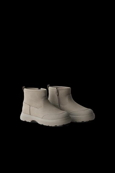 LINED BOOTS - Grey by Zara