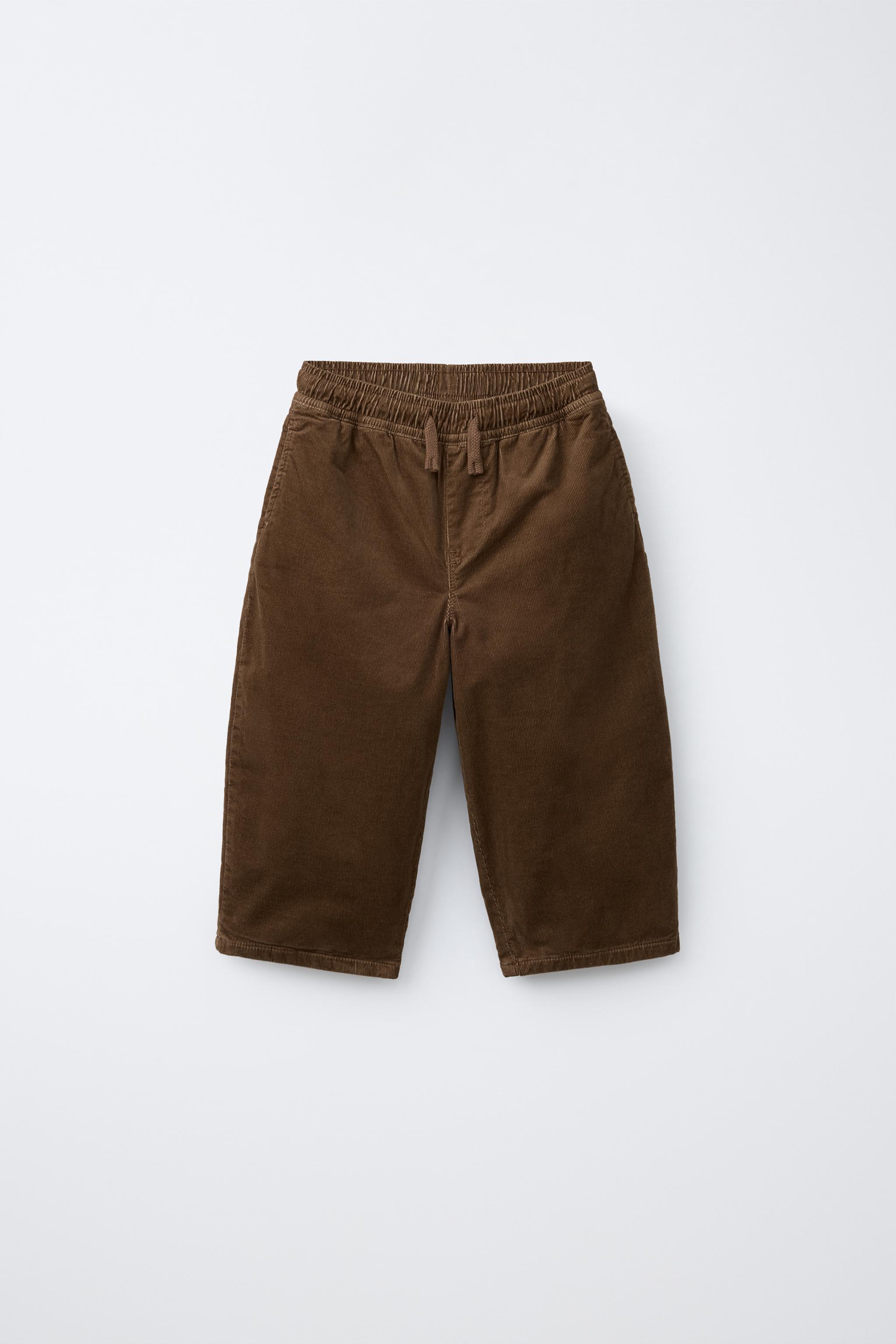 MICROCORDUROY BAGGY PANTS