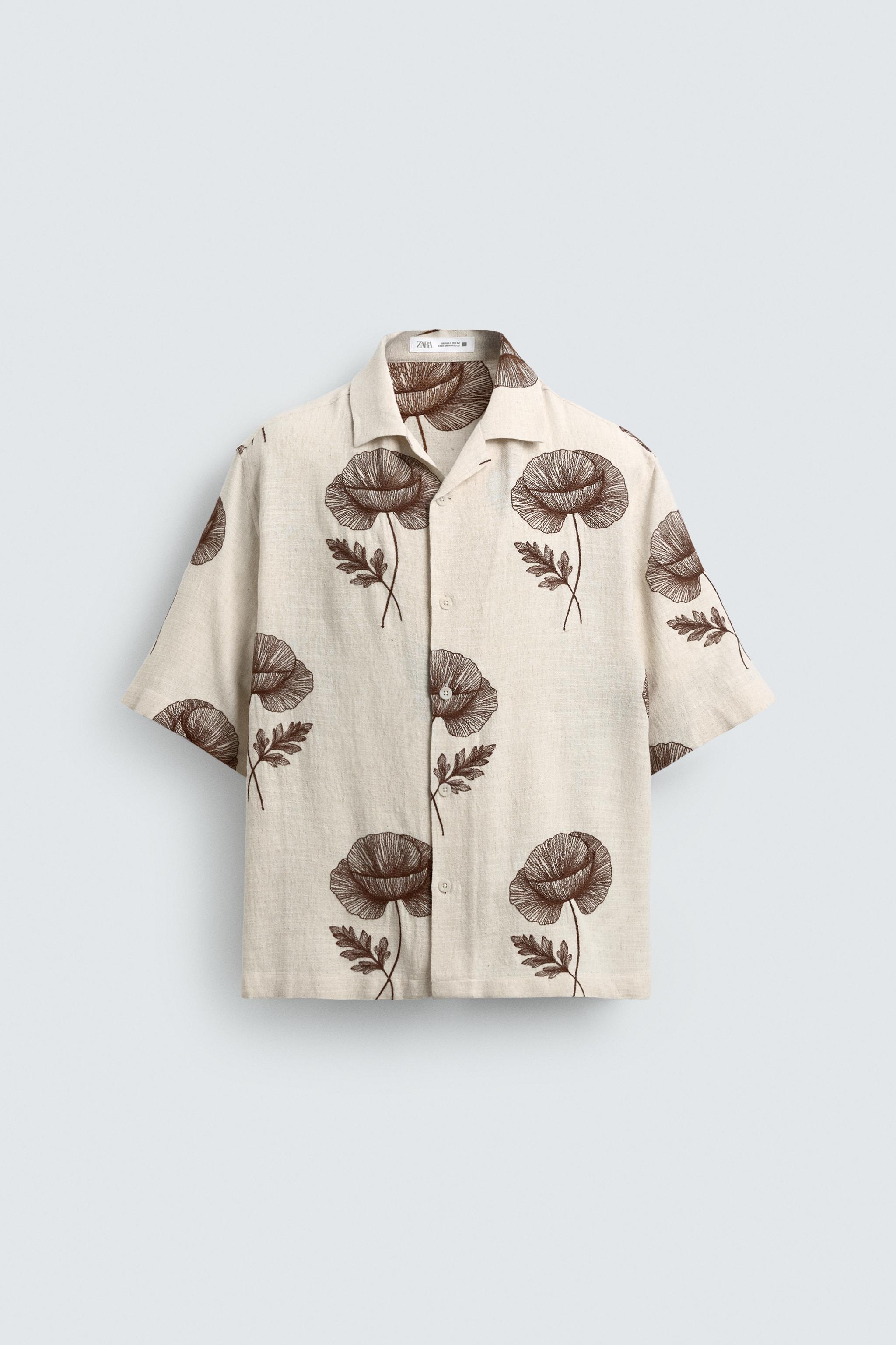 CHEMISE BRODERIE FLORALE