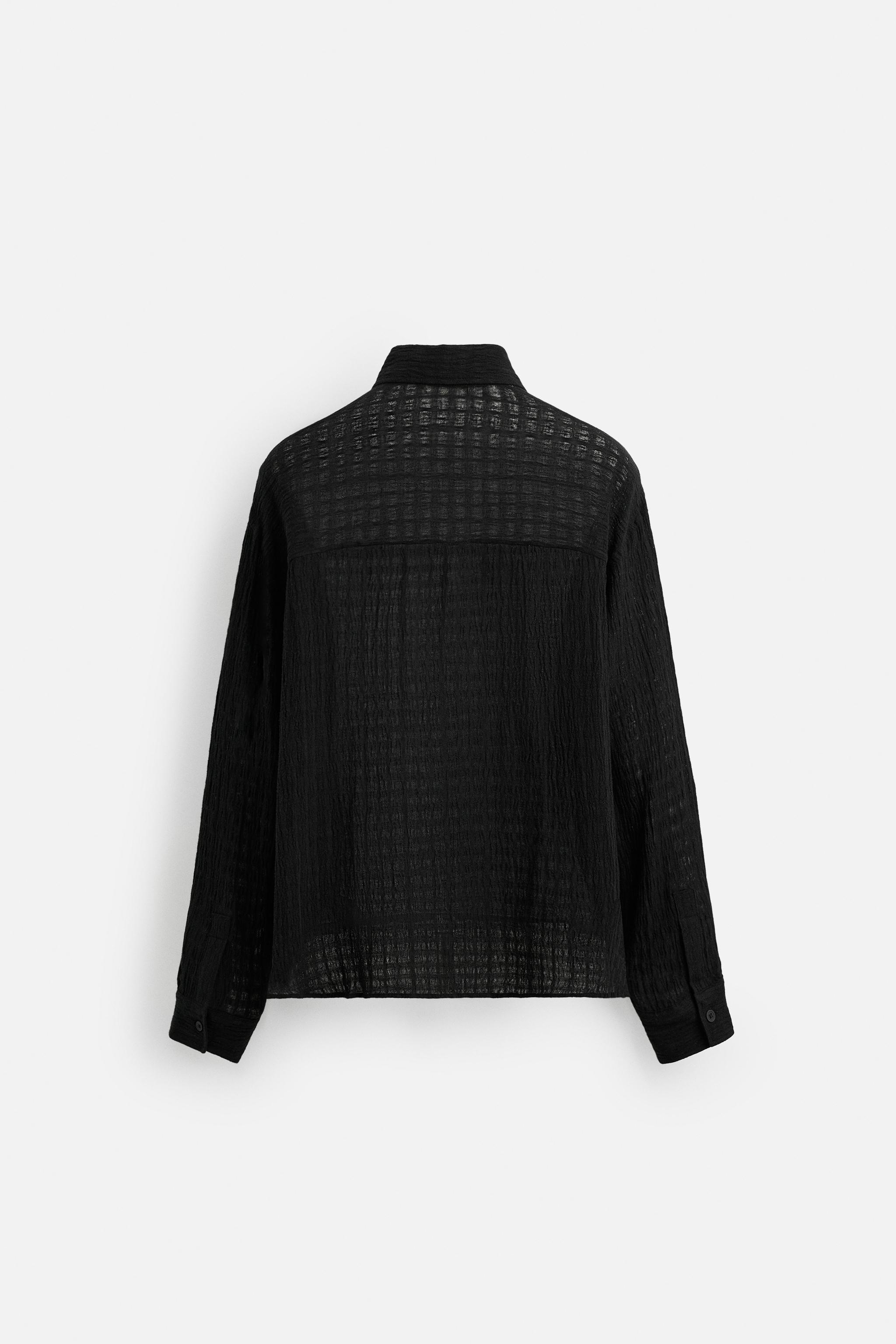 CHEMISE JACQUARD LIN - COTON