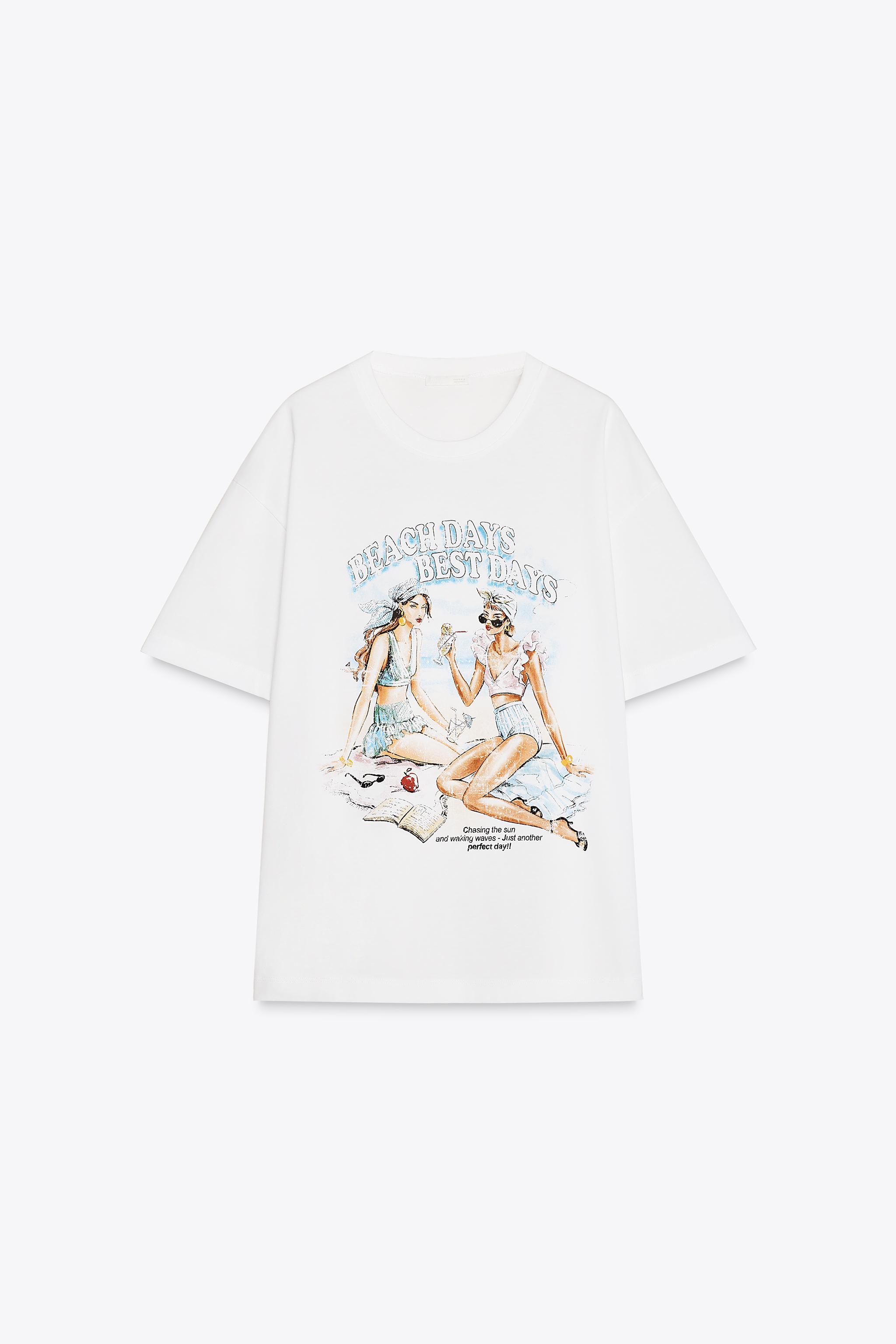 GIRLS PRINT T-SHIRT - White | ZARA United States