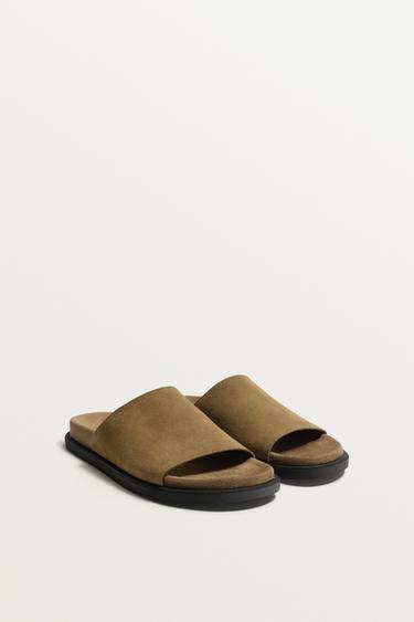 КОЖАНЫЕ САНДАЛИИ — от Zara