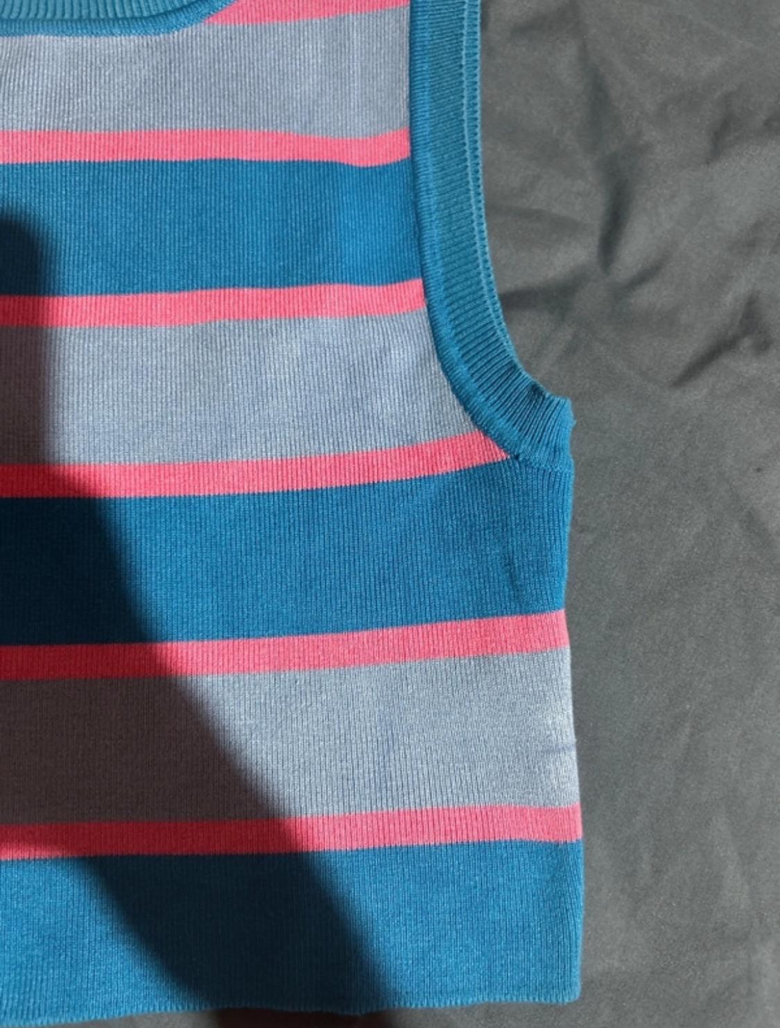 BASIC CROPPED KNIT TOP - Image 3