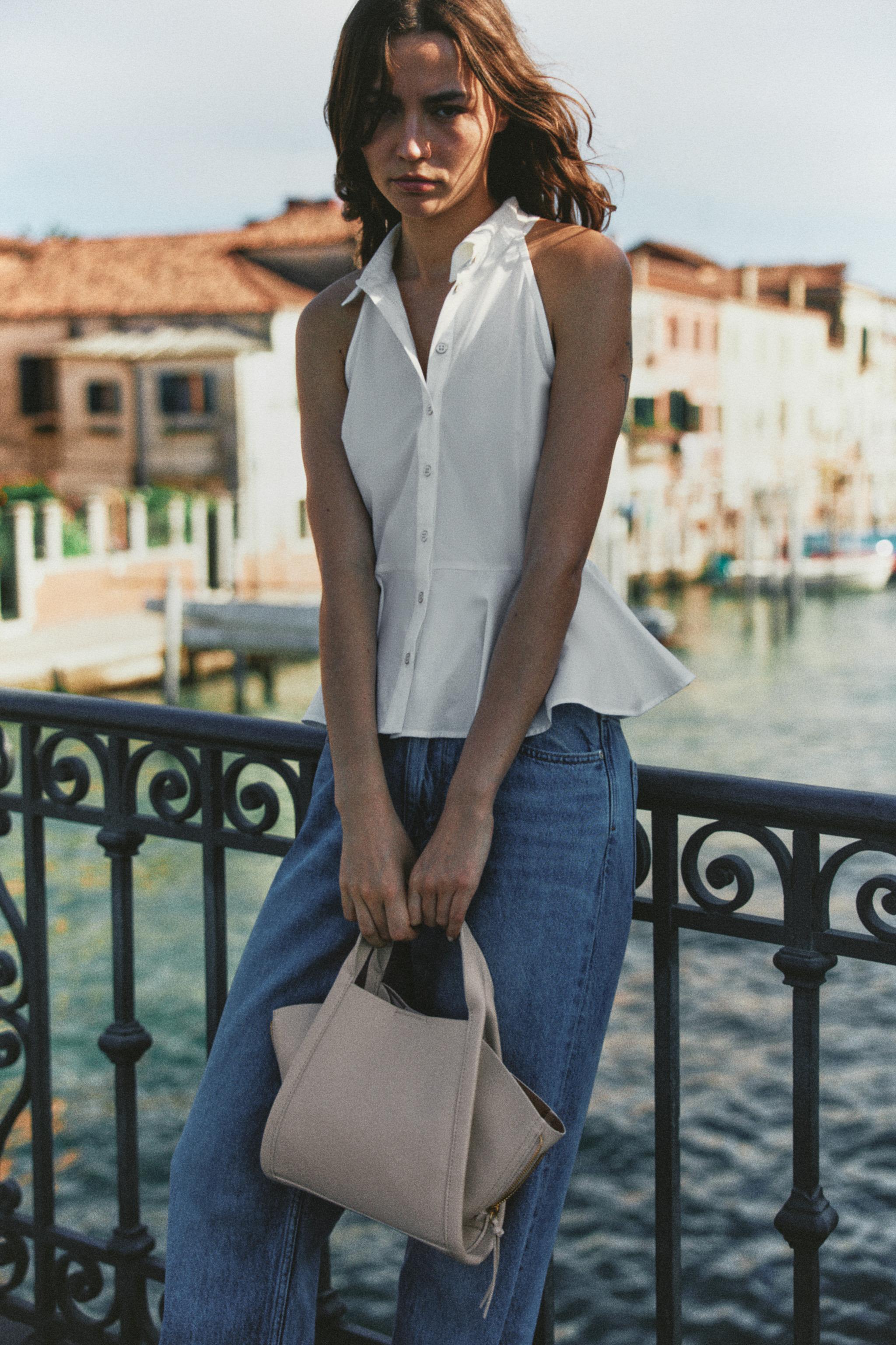 CITY CROSSBODY BAG — Ecru