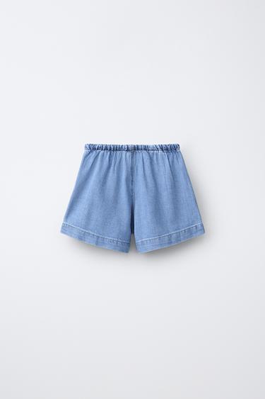 DENIM BERMUDA SHORTS - Blue by Zara - Image 1