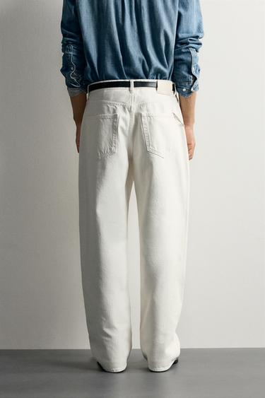 JEAN LOOSE FIT - Blanc cassé de Zara - Image 2