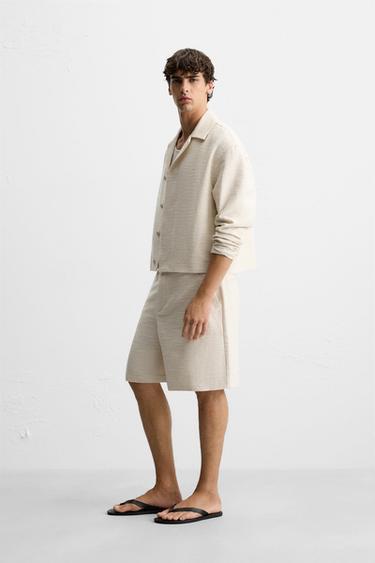 SURCHEMISE STRUCTURÉE - Beige de Zara - Image 3