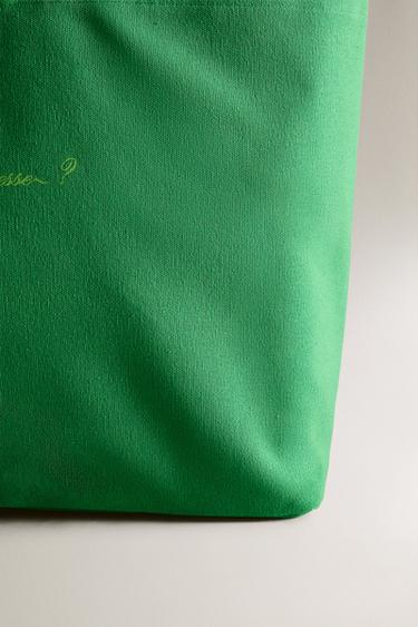 GRAND SAC VERT RUE DU BAC - Vert clair de Zara - Image 2