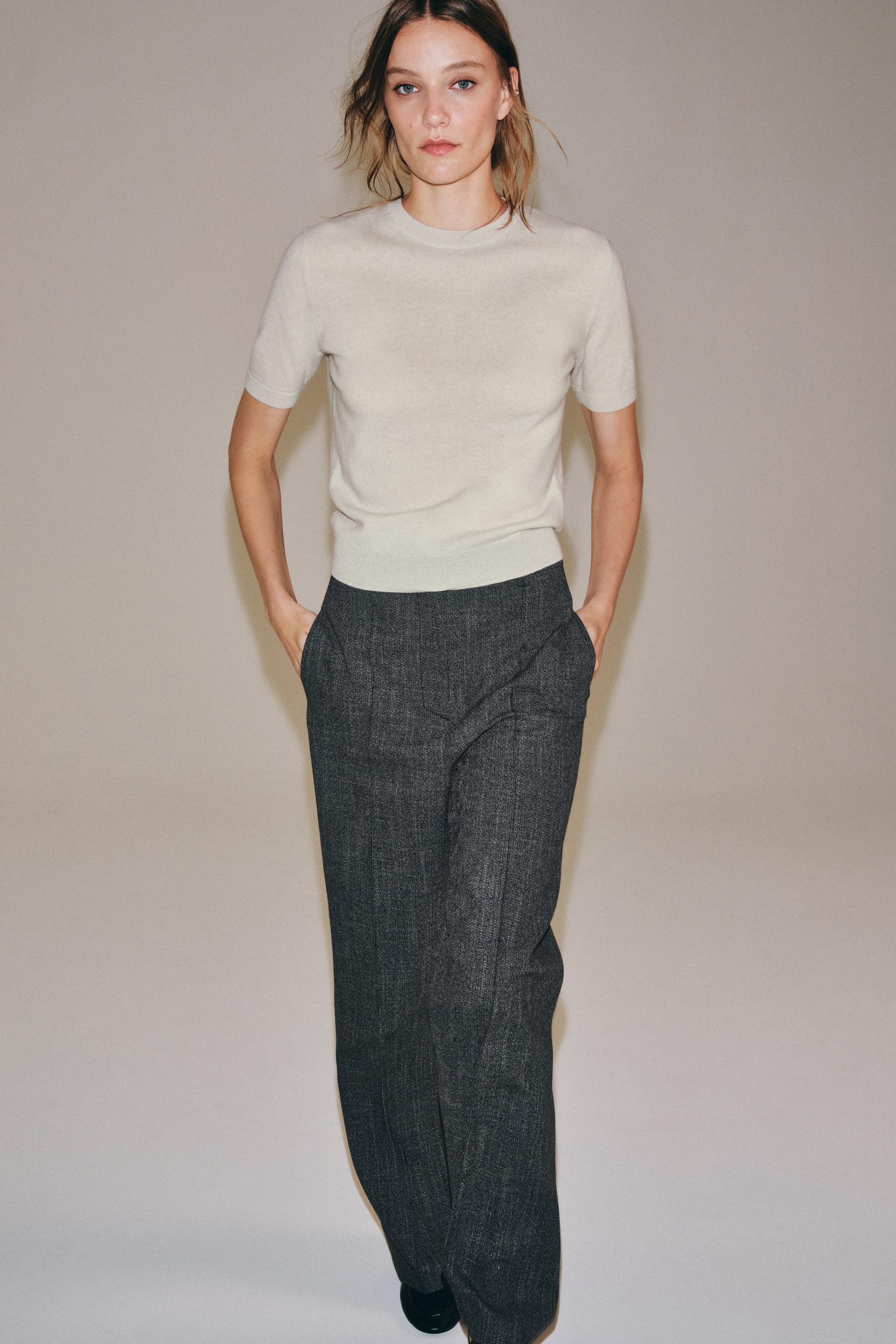 100% WOOL SHORT SLEEVE JUMPER