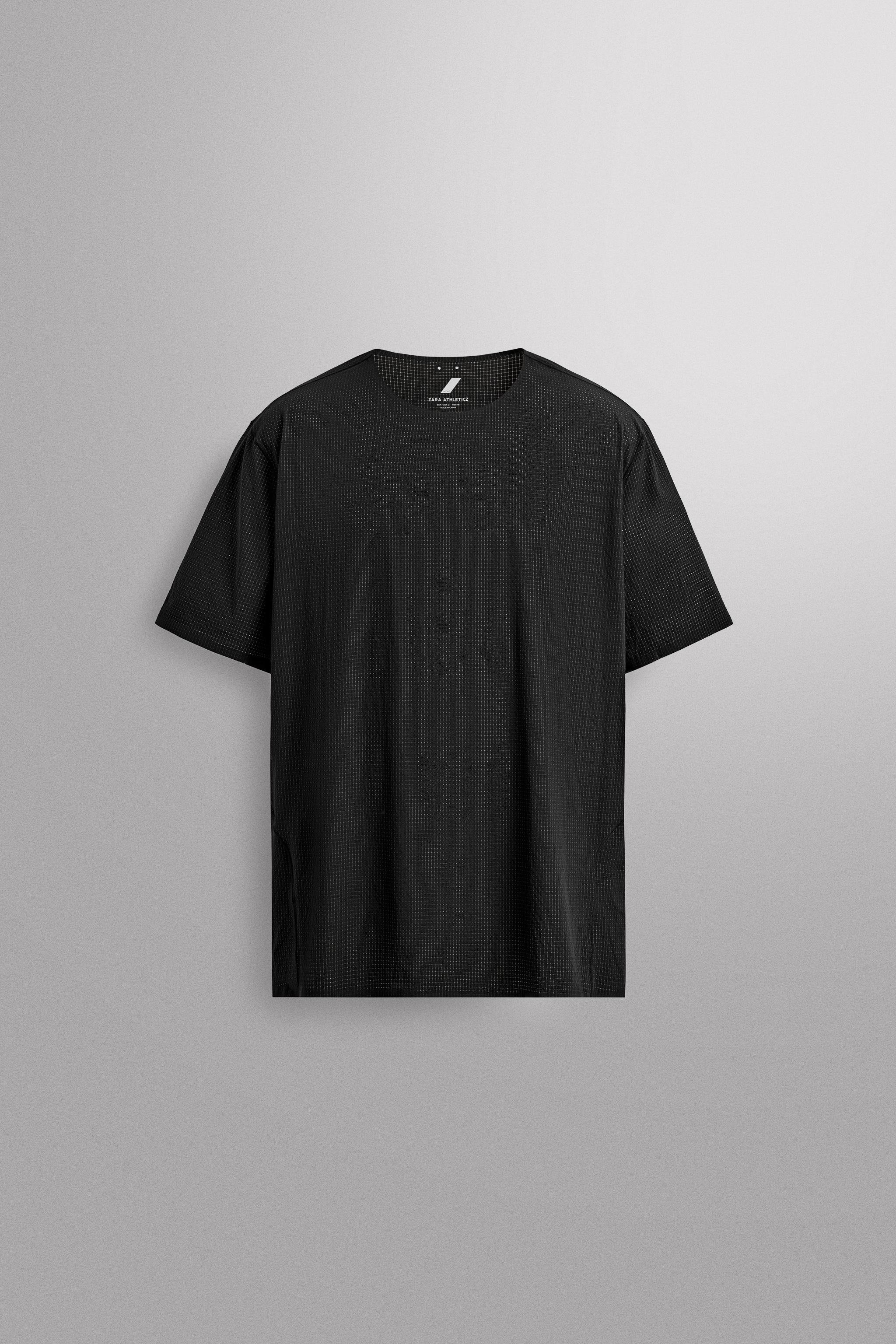 TECHNICAL TEXTURED SHIRT — Black