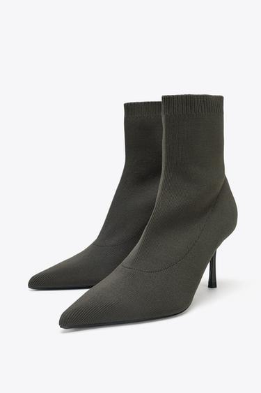 BOTTINES EN TISSU - Gris de Zara - Image 3
