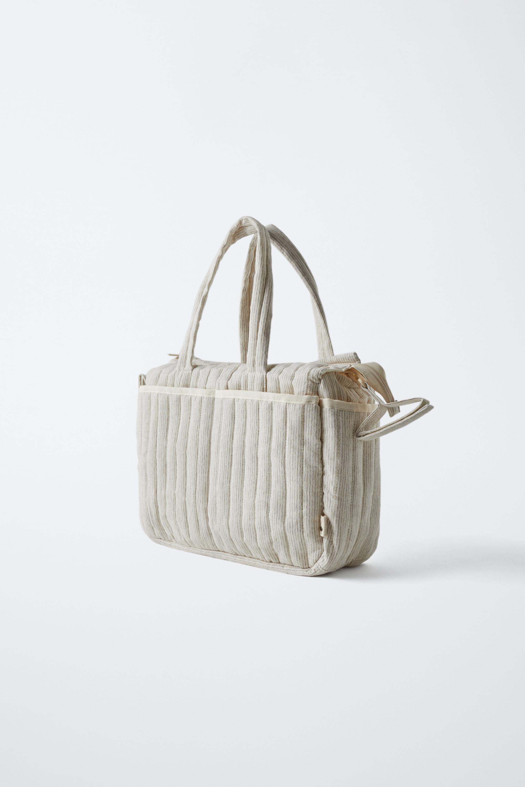 ストライプ マザーズバッグ セット - エクリュ | ZARA Japan / 日本