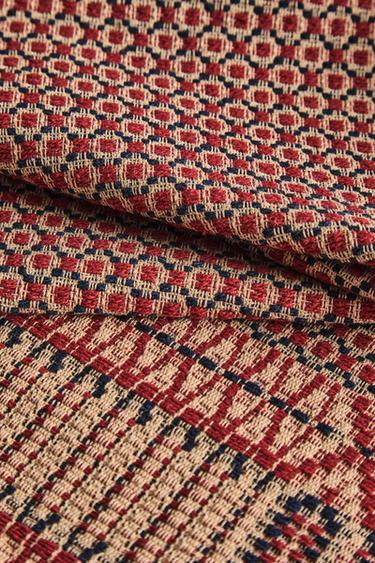 CHRISTMAS JACQUARD TABLE RUNNER - Red by Zara - Image 3