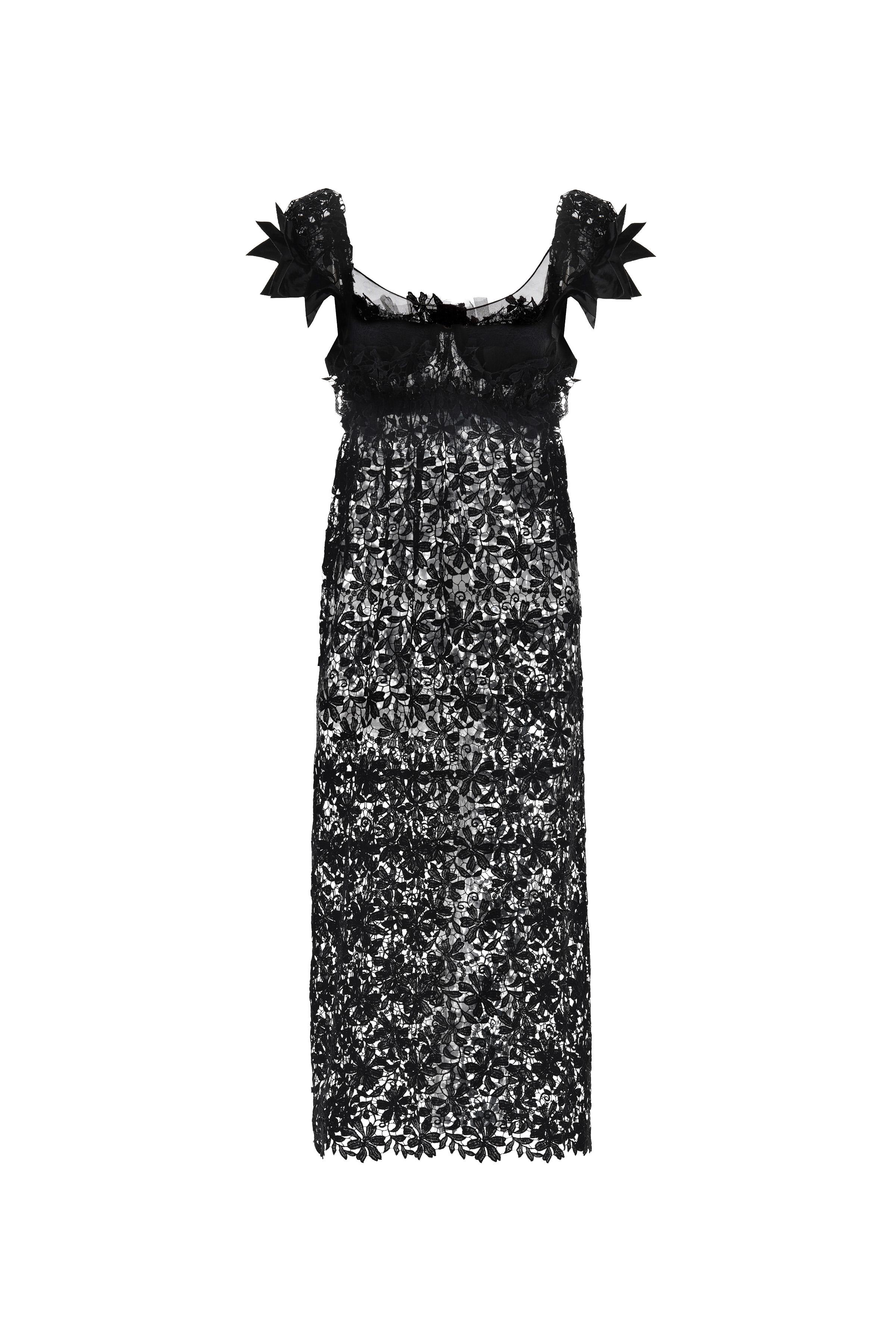 LIMITED EDITION GUIPURE COMBINED MINI DRESS