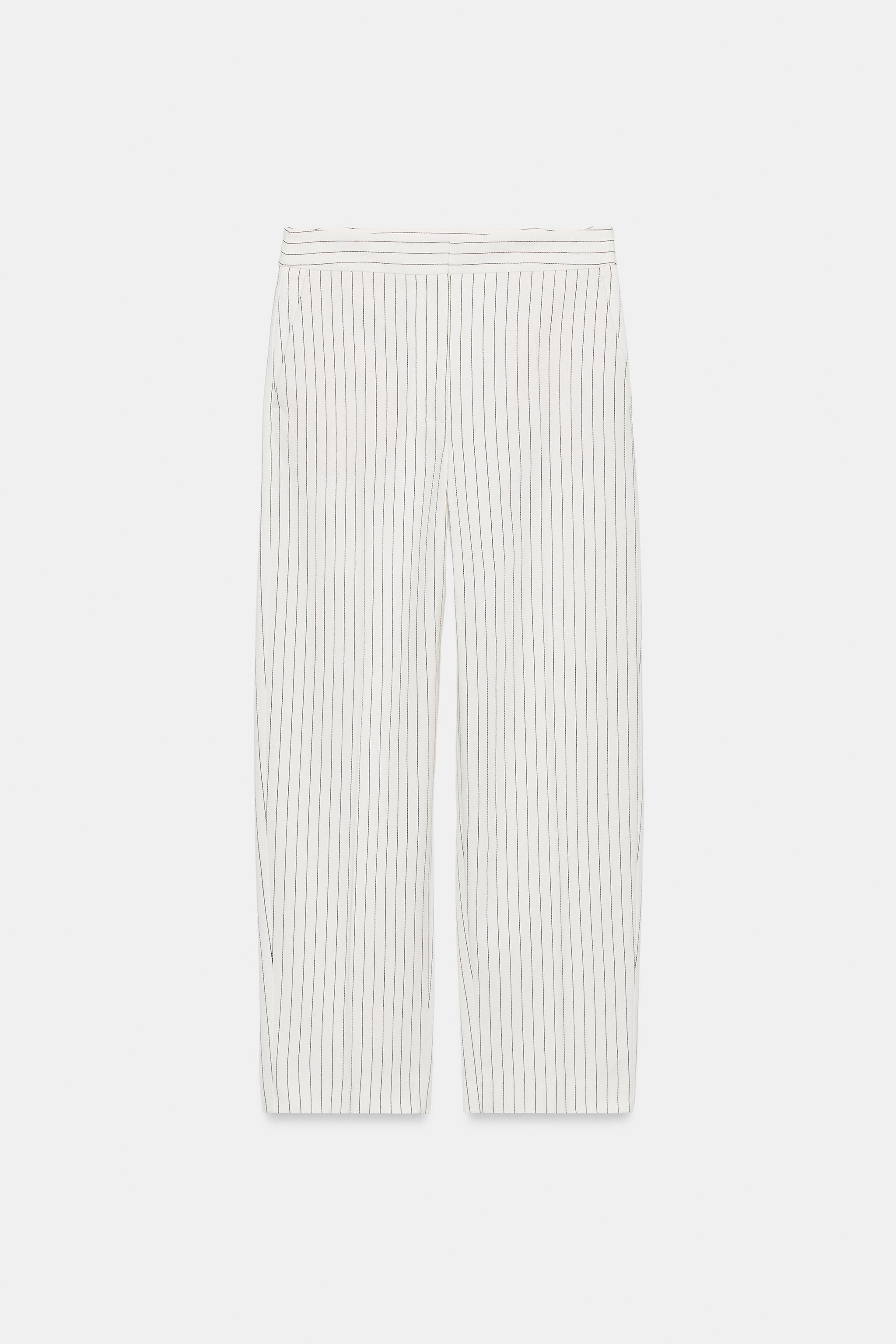 Женские брюки Zara PINSTRIPE PANTS — фото 5