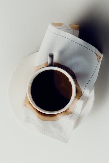 Zara STONEWARE TEACUP - White