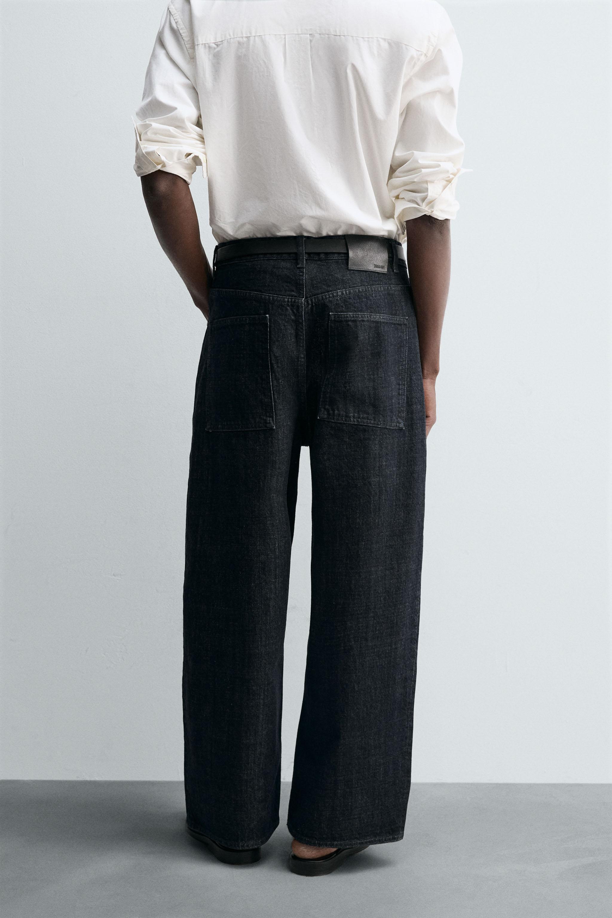 ワイドフィットデニム - ブルー | ZARA Japan / 日本