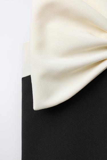 ROBE NŒUD - Noir de Zara - Image 3