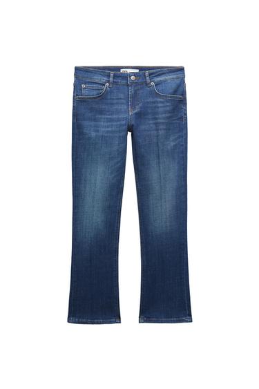 ZW FLARE LOW-RISE CROPPED JEANS
