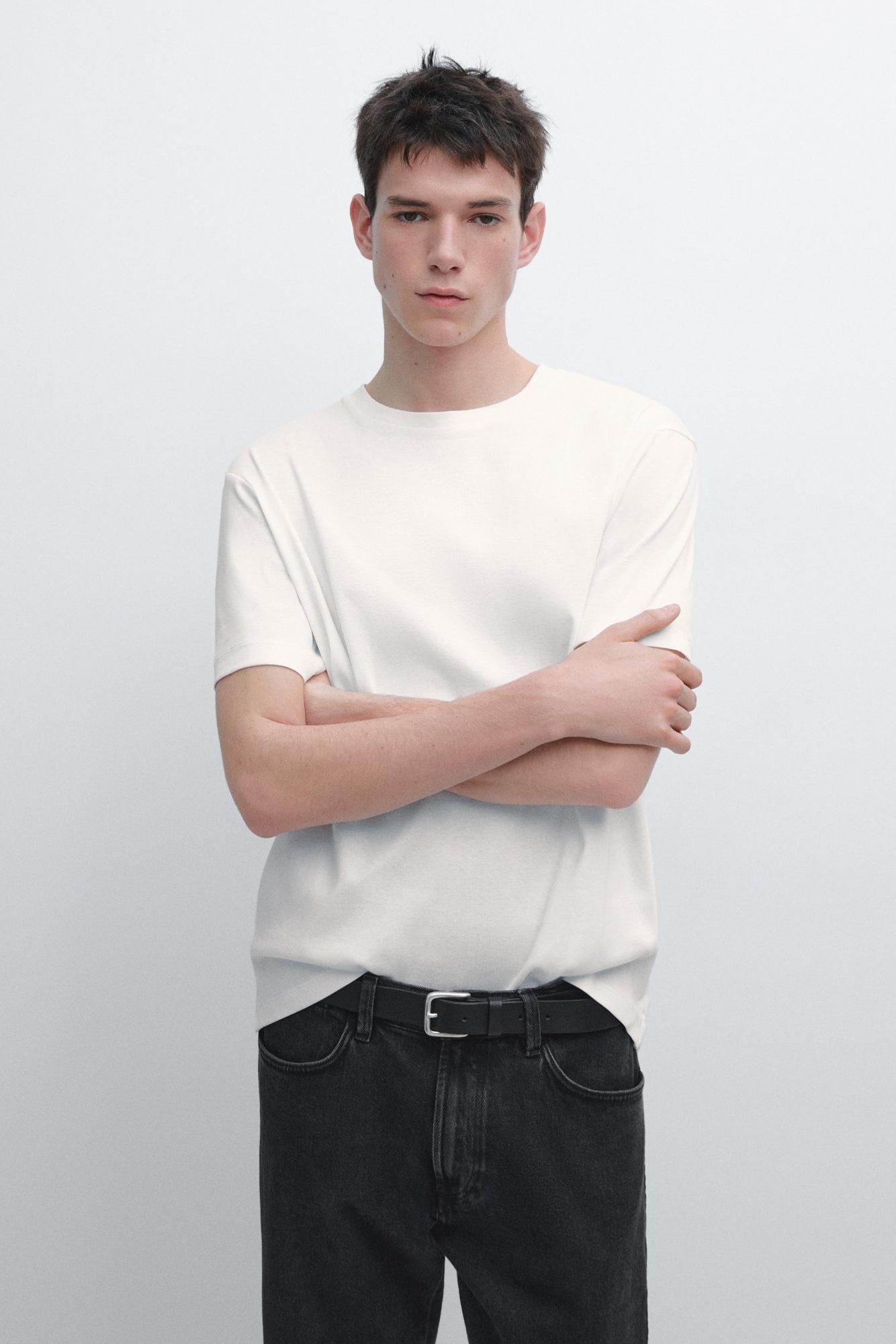 100% mercerised cotton T-shirt