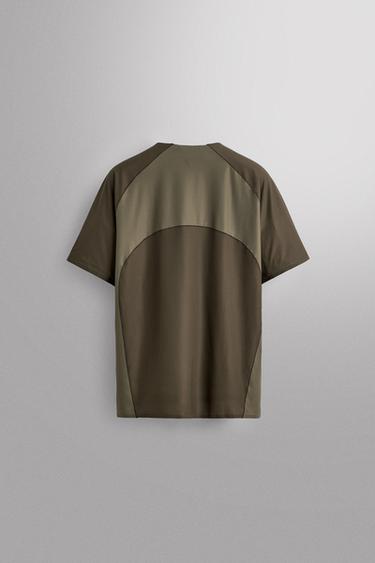 SAMARRETA TÈCNICA ESTRUCTURA COLOR BLOCK - Verd mitjà de Zara