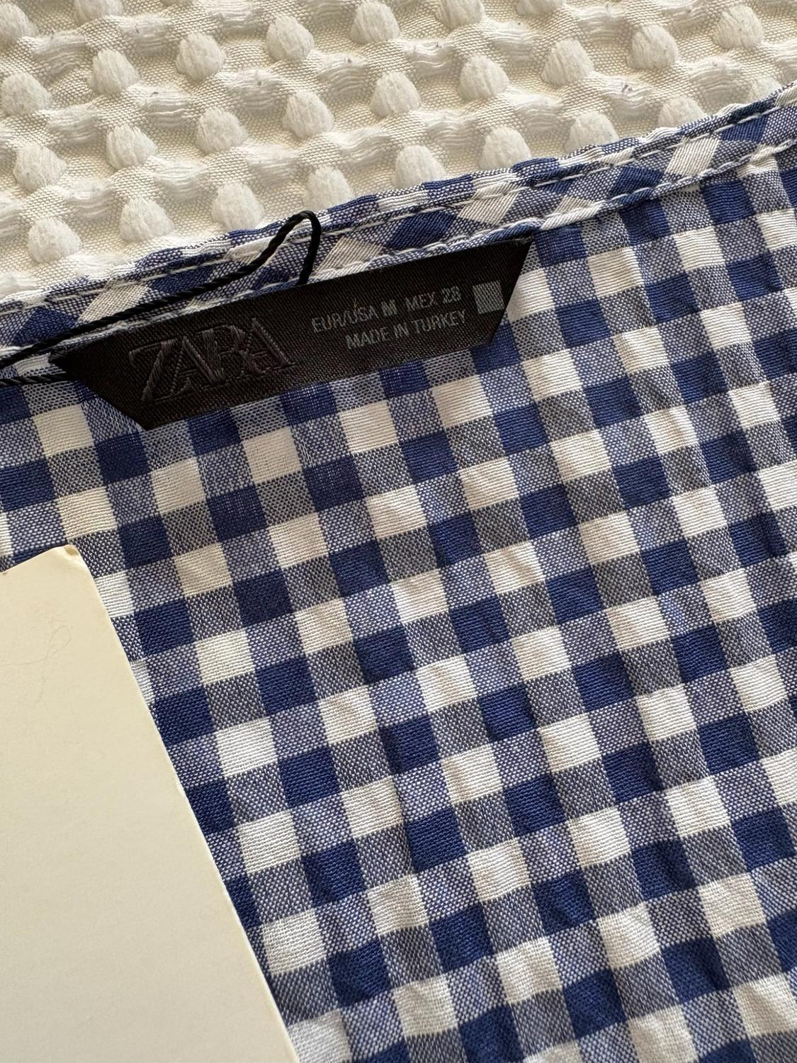 EMBROIDERED GINGHAM TOP - Image 5