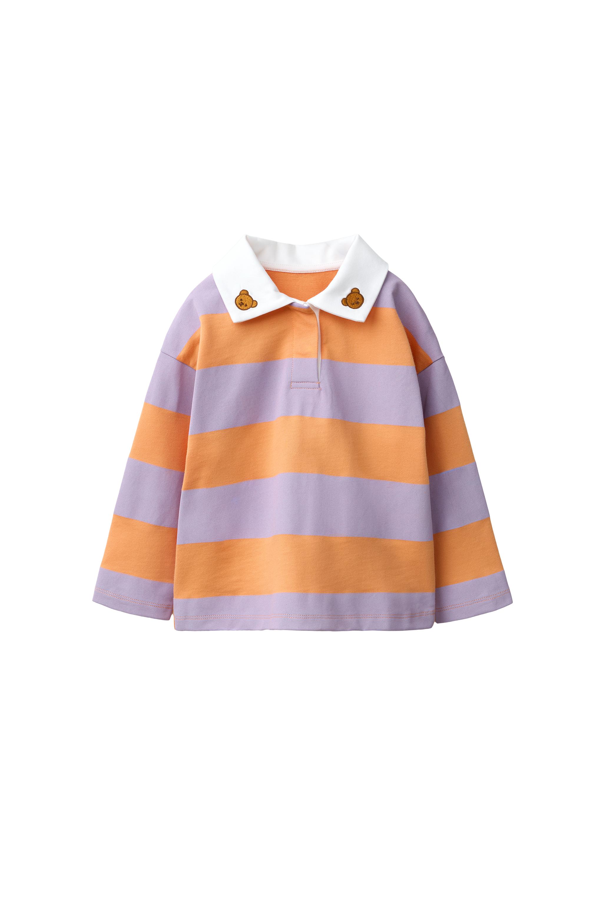 SUDADERA POLO RAYAS OSOS BORDADOS