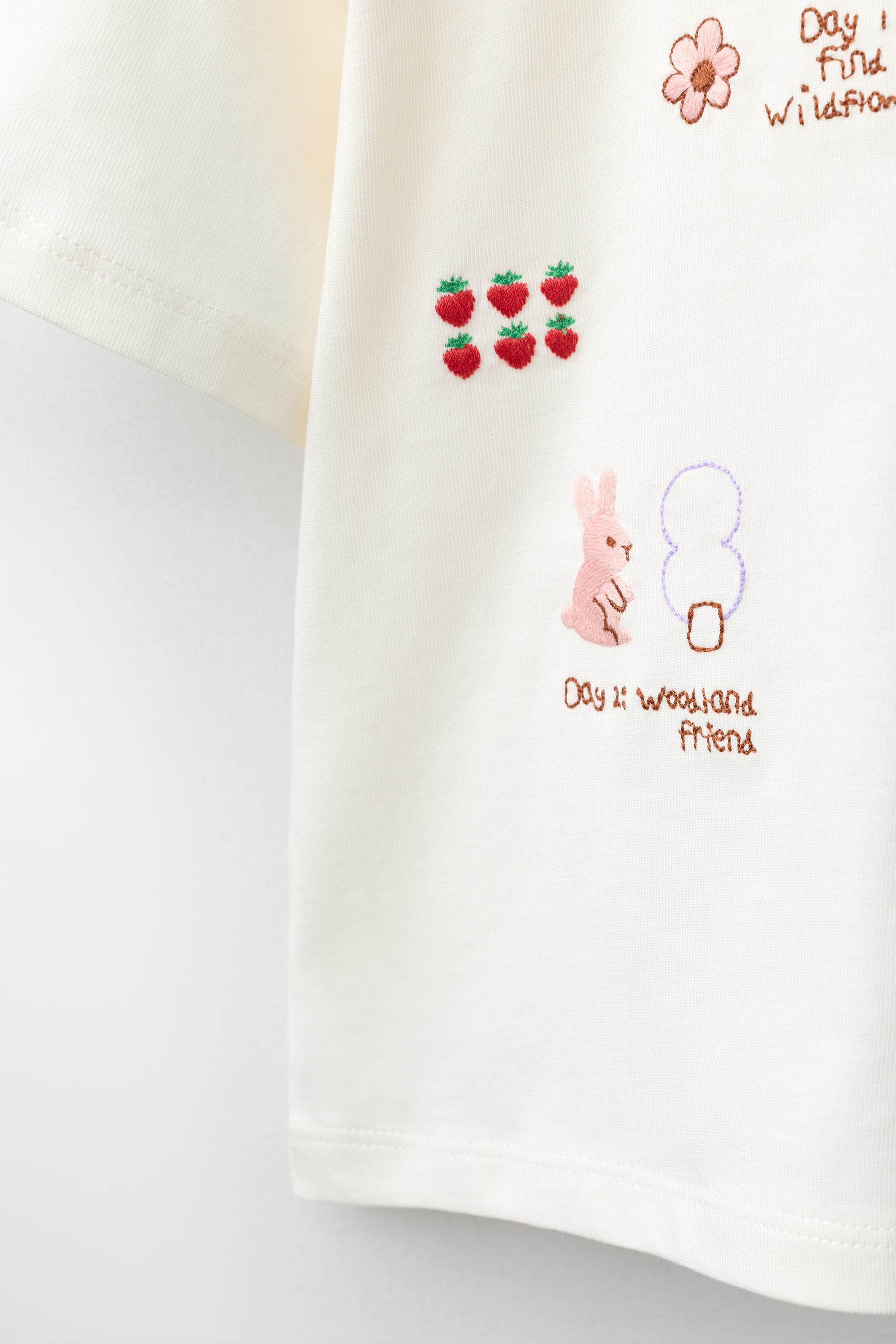 EMBROIDERED DETAIL T-SHIRT
