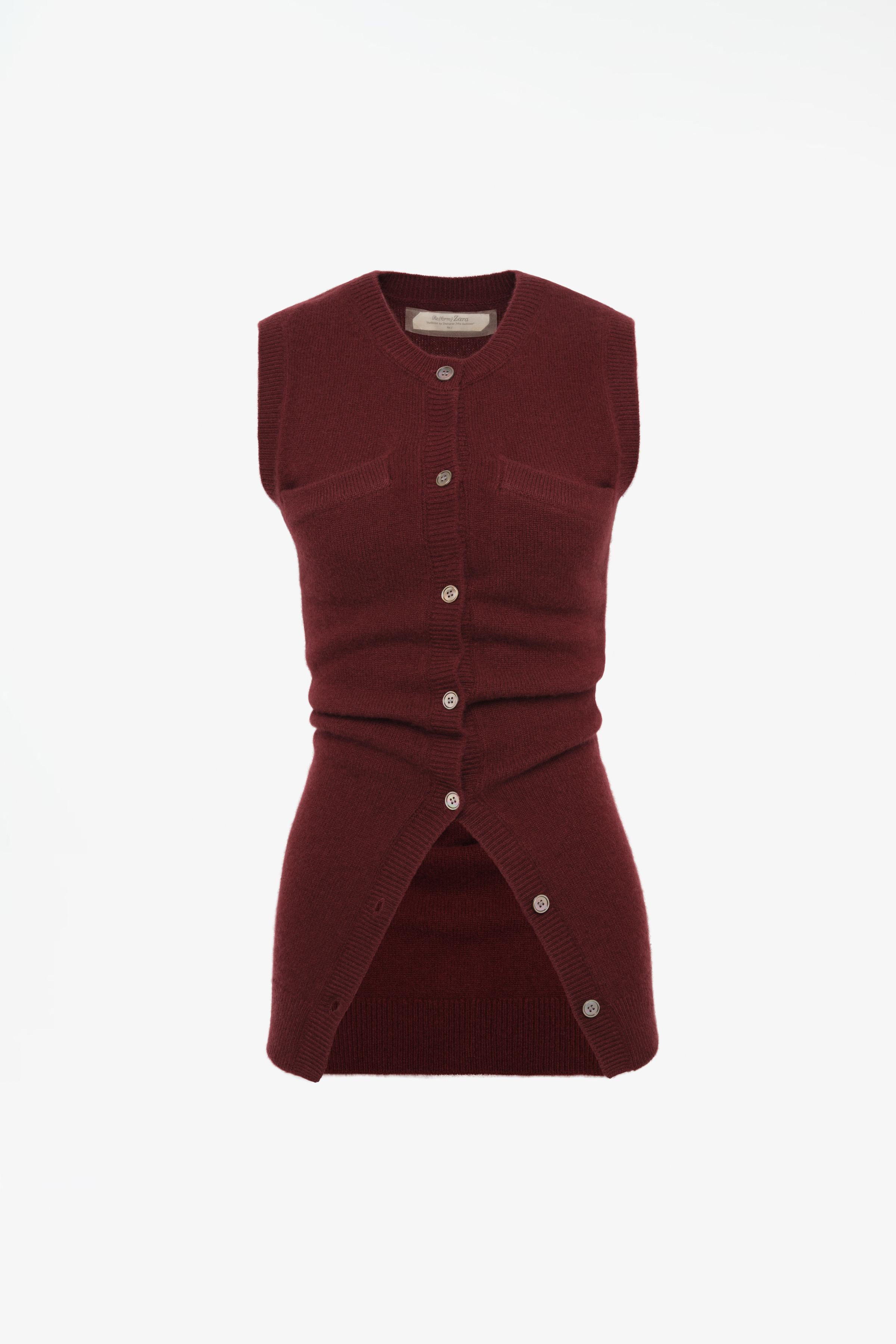 LIMITED EDITION 100% CASHMERE KNIT VEST