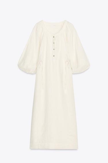 Zara HALJINA TUNIKA OD 100% LANA ZW COLLECTION – Ekru