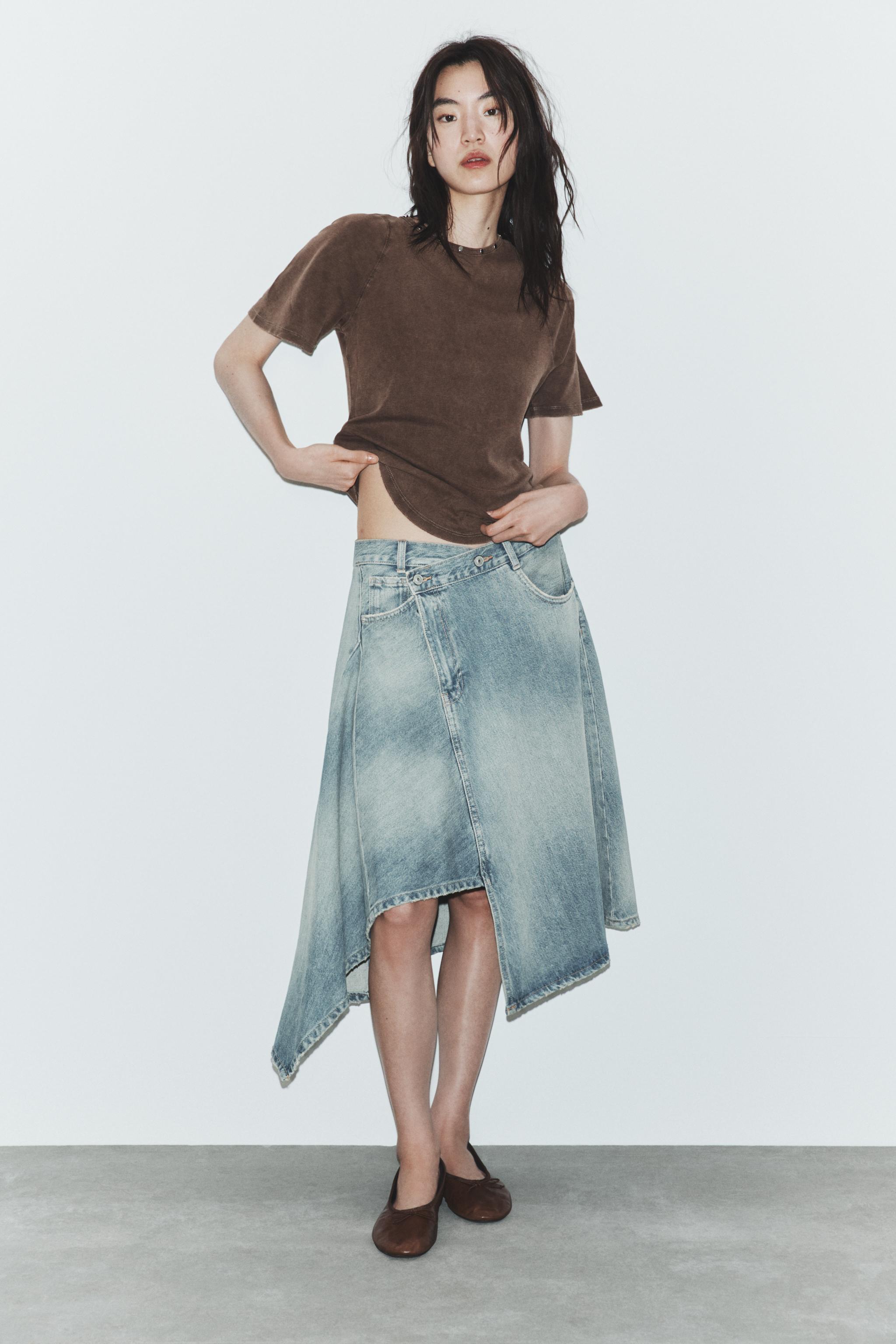Mini-jupe Zara En Denim - Taille M/28, Bleu, Neuve Avec étiquettes, Style High-rise