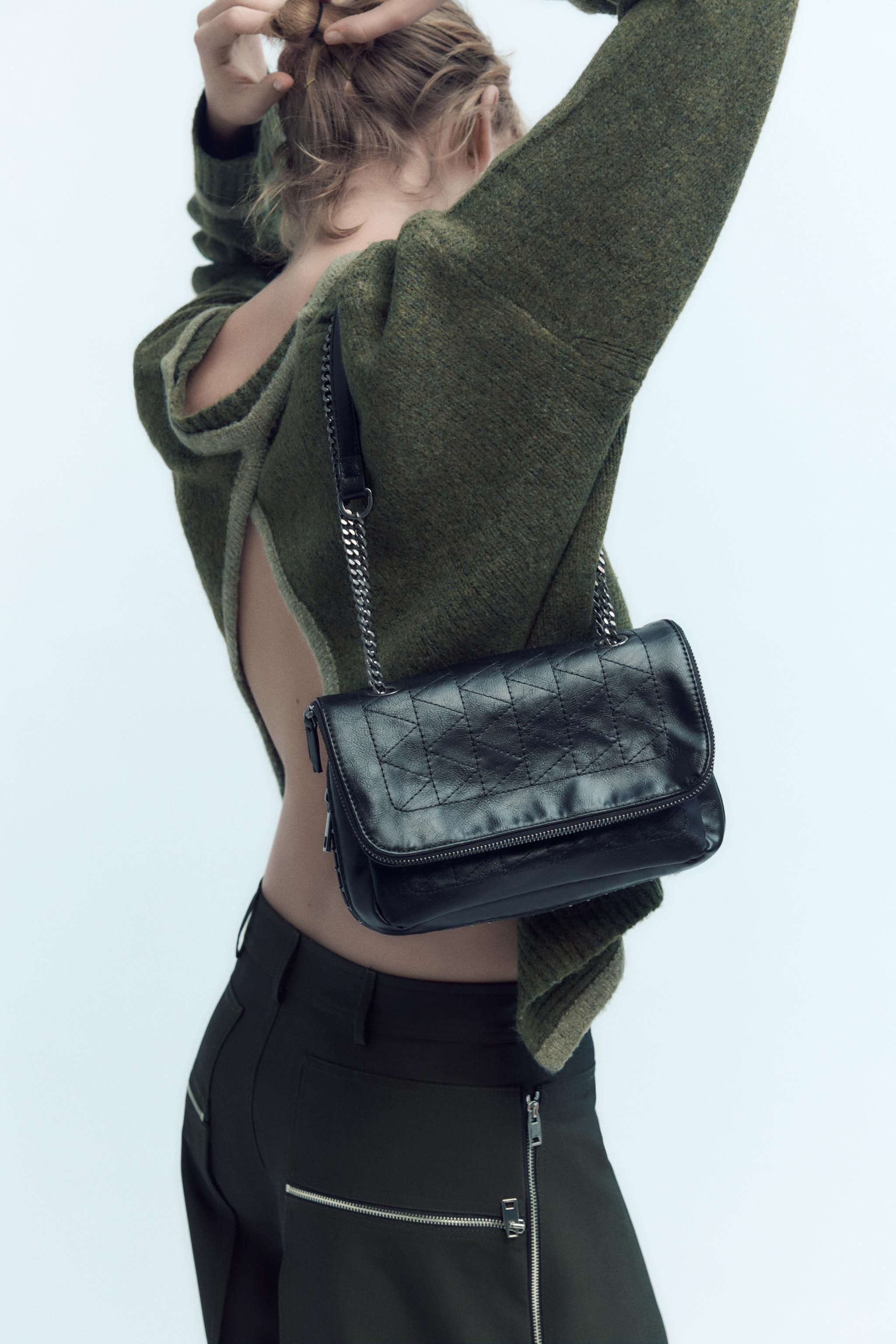 Zara rocker crossbody bag Clearance