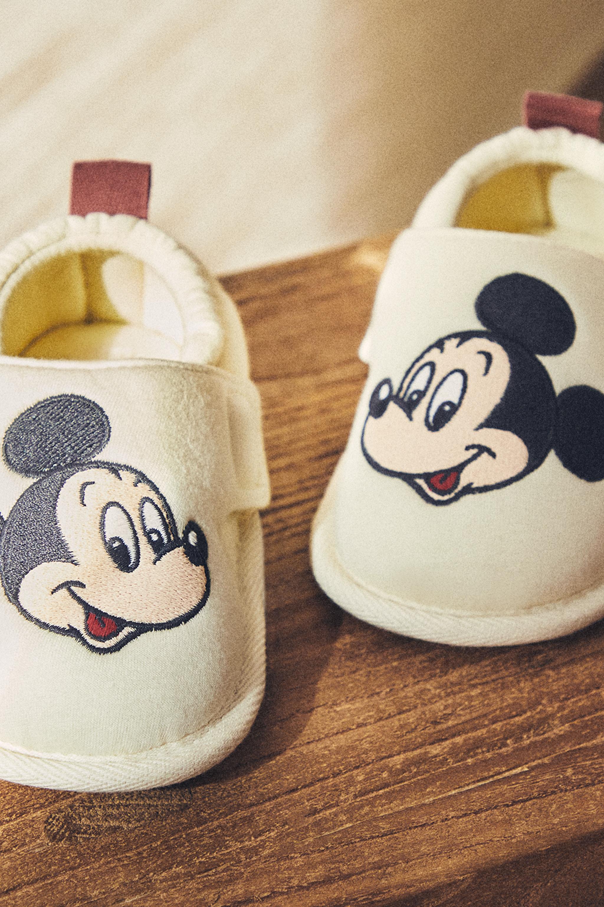 MICKEY MOUSE DISNEY SLIPPERS Beige ZARA United Kingdom