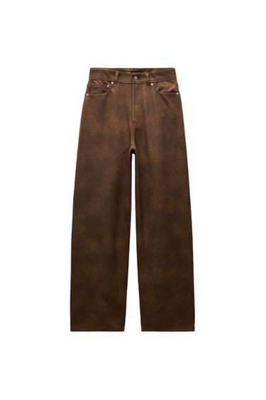 FAUX SUEDE PANTS