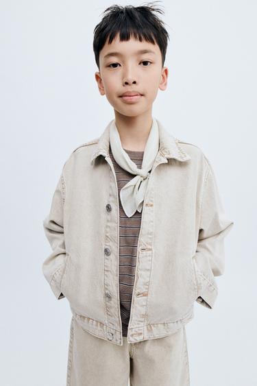 STORIESZ - DENIM JACKET - Beige by Zara