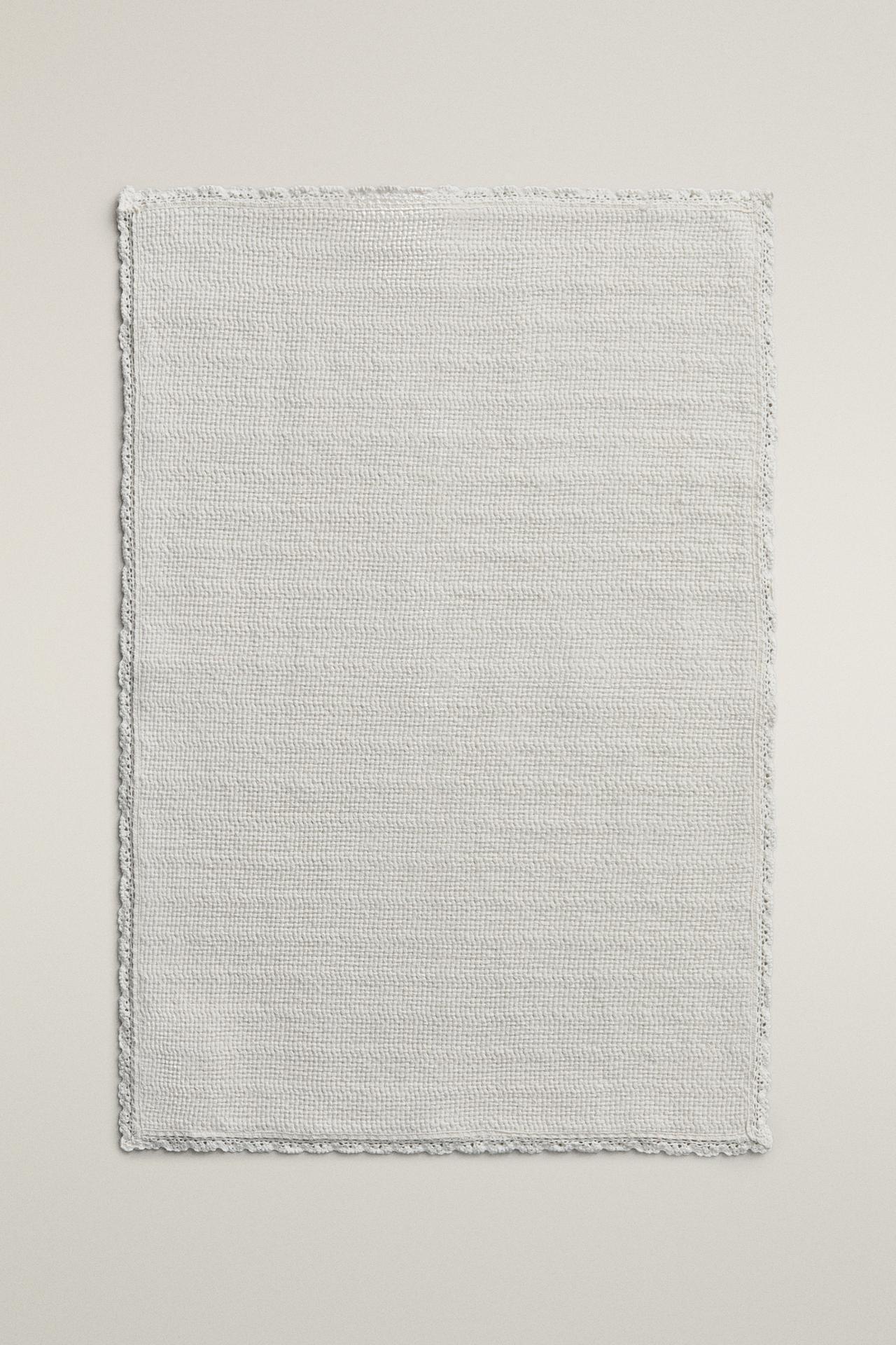 CROCHET BATH MAT — Ivory