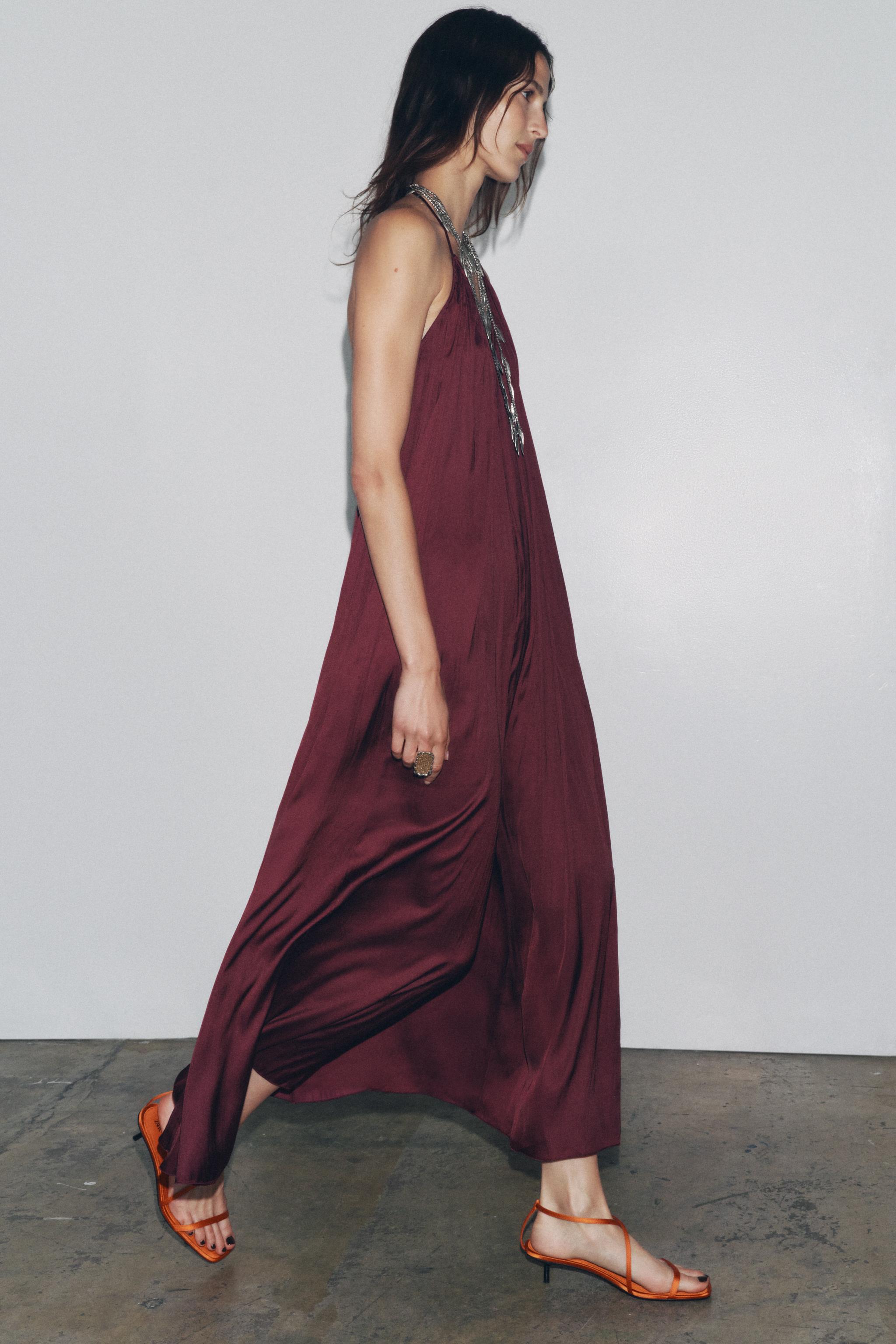 ZW COLLECTION SATIN LONG DRESS