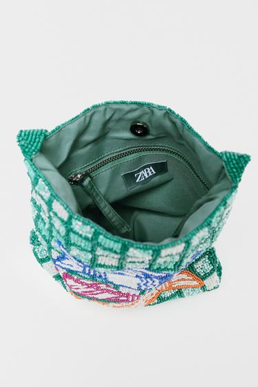 MINI SAC SEAU FANTAISIE POISSONS - Vert de Zara - Image 5