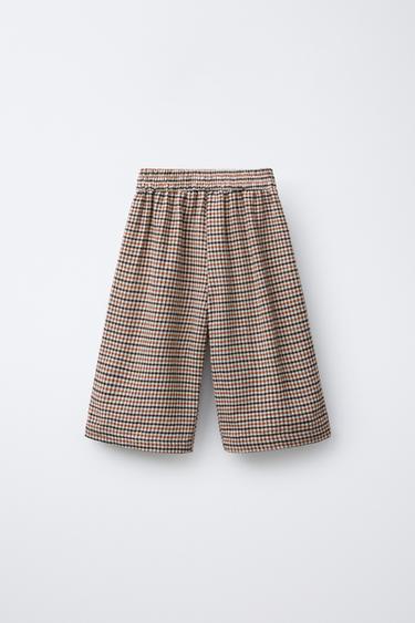 Short droit à carreaux multico femme | Morgan
