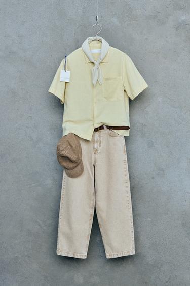 STORIESZ - SRAJCA S PRELIVANJEM BARV IZ MEŠANICE LANU IN BOMBAŽA -  de Zara - Slika 0