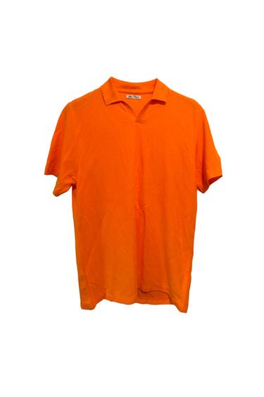MAN ORANGE POLO SHIRT