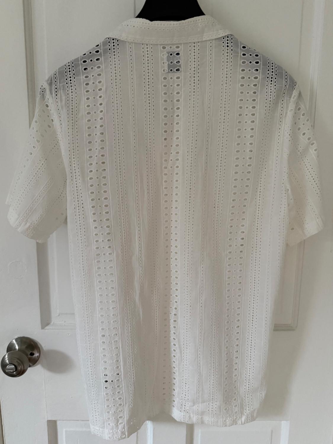 WHITE EMBROIDERED SHIRT - Image 2