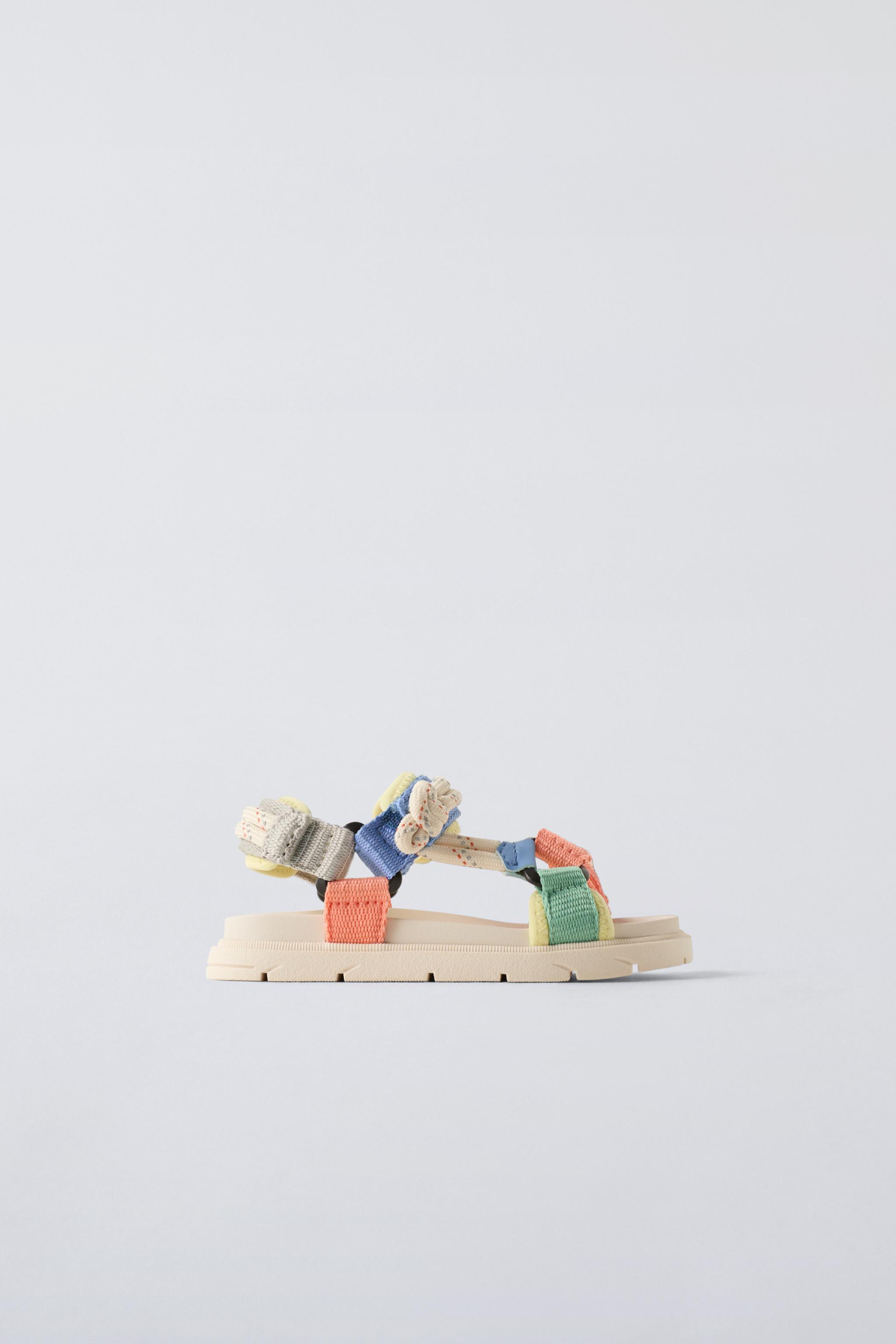 MULTICOLOURED ROPE SANDALS