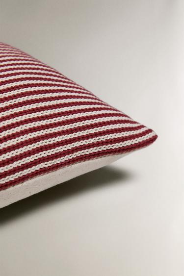 CHILDREN'S EMBROIDERED LETTER W CUSHION - Red by Zara - Image 4