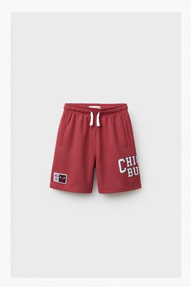 CHICAGO BULLS NBA © INTERLOCK BERMUDA SHORTS - Red by Zara
