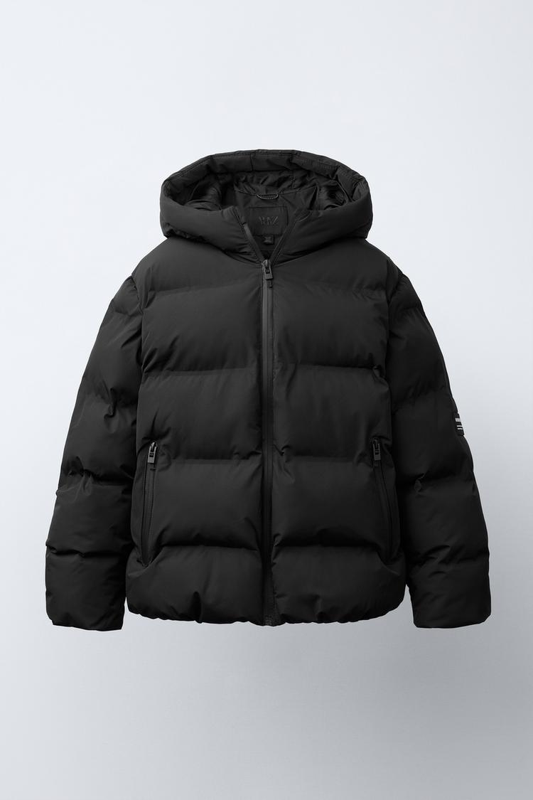 Chaqueta Acolchada Cazadora Negra Hombre Zara Campera Puffer